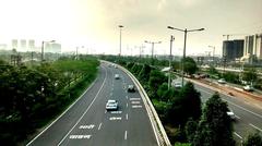 Noida-Greater Noida Expressway in Ghaziabad, India