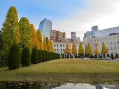 Autumn leaves in Noritake Garden