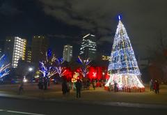 Christmas illumination in Noritake Garden, Nagoya