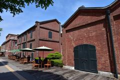 Brick building in Noritake Garden