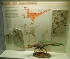 Dromaeosauridae display at Senckenberg Naturmuseum