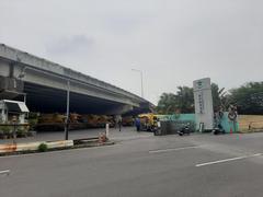 Nanzih District cleaning team base under Nanyang viaduct