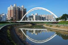 Yi Qun bridge in Kaohsiung, Taiwan