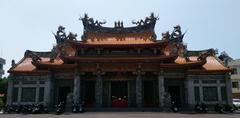 Facade of Yu Chang San Shan Guo Wang Temple