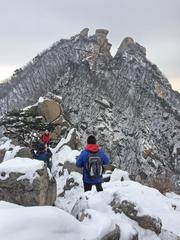 hiking trail in Bukhansan National Park