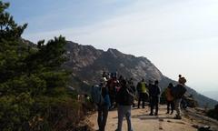 Hiking at Bukhansan National Park