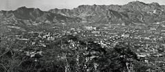 Seoul, Korea from a hill in December 1945