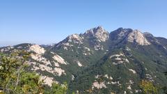 Insu Peak, Baegundae, and Mangyeongdae in one view