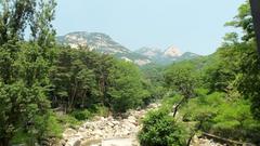 Bukansan mountain near Seoul