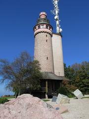 Aussichtsturm in Baden-Baden against a clear blue sky