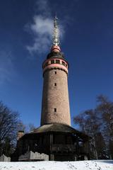 Tower on Merkur mountain in Baden-Baden