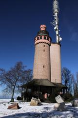 Merkur Tower on Merkur Mountain in Baden-Baden