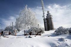 Merkur Tower in winter