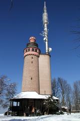 Merkur tower on Baden-Baden's Merkur mountain