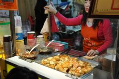 Fried dumpling at Raohe Street Night Market