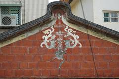 Gable wall of a traditional house in Dasha, Kaohsiung