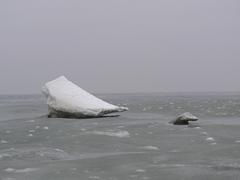 Ice floe in the Baltic Sea