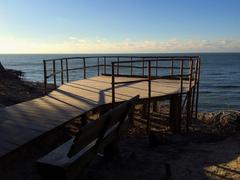 Scenic view of Olando kepurė hill along the Baltic Sea coast