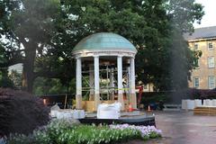 Old Well under renovation at University of North Carolina