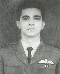 Alauddin 'Butch' Ahmed in Pakistan Air Force officer's mess kit uniform