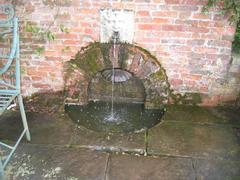 ornamental fountain at Packwood House