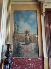 Georges Clairin's painting 'Verano' in the vestibule of Palacio Cousiño