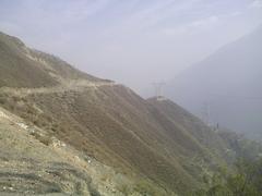 Mountain view in Baramulla with plantations