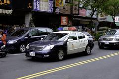 Cisian Road Police Station patrol car in Kaohsiung City