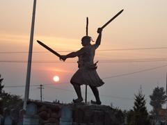 Bajiprabhu Deshpande statue in Panhala Fort