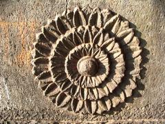 Lotus carvings at Panhala Fort