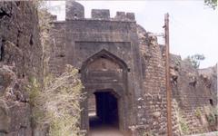 Panhala Fort ruins in India