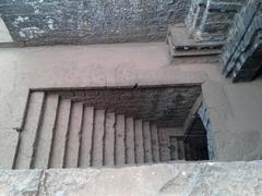 Panhala Fort historic stone staircase