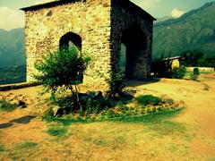 Group of arched terraces at Pari Mahal, Srinagar