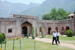 Entrance of Pari Mahal, a Mughal era monument in Srinagar