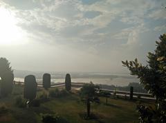 View of Dal Lake from Pari Mahal Garden