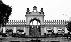 Monument in Paseo de Aguas, Rimac, Peru