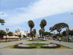 general view of Paseo de Aguas in Lima