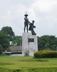 Patung Pak Tani in Central Jakarta