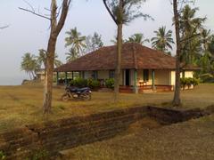 A guest house at Payyambalam Beach in Kannur, Kerala, India