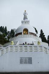 Peace Pagoda in Darjeeling