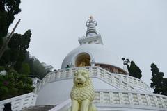 Peace Pagoda in Darjeeling