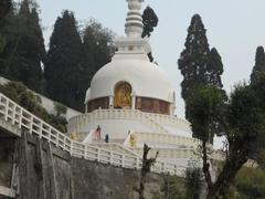 Buddha temple in Darjeeling