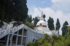 Japanese Peace Pagoda in Darjeeling, West Bengal