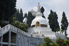 Japanese Peace Pagoda in Darjeeling, West Bengal