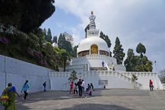 Japanese Peace Pagoda in Darjeeling