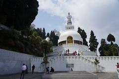 Japanese Peace Pagoda in Darjeeling, West Bengal