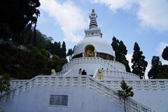 Japanese Peace Pagoda in Darjeeling