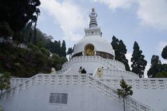 Japanese Peace Pagoda in Darjeeling, West Bengal