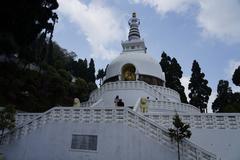 Japanese Peace Pagoda in Darjeeling West Bengal