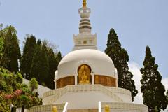 Japanese Peace Pagoda in Darjeeling